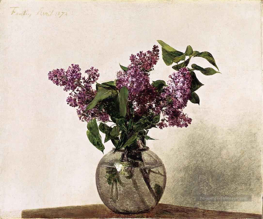 Lilas peintre de fleurs Henri Fantin Latour Peintures à l'huile
